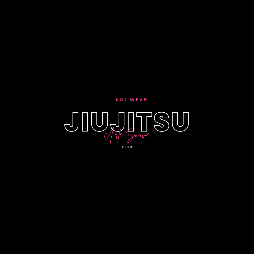 TSHIRT JIU-JITSU negro/rosa se