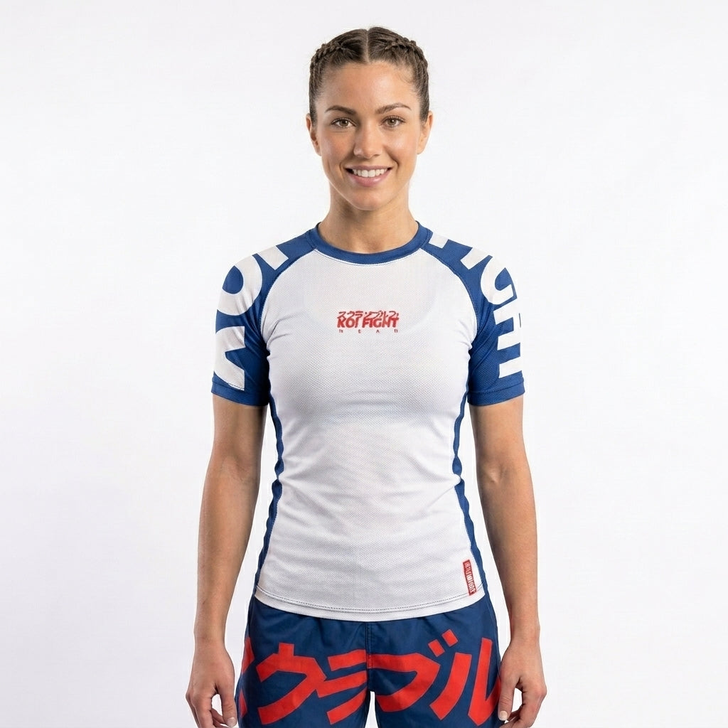 RASHGUARD IBJJF RANKED'26-1 BLUE (MUJER)