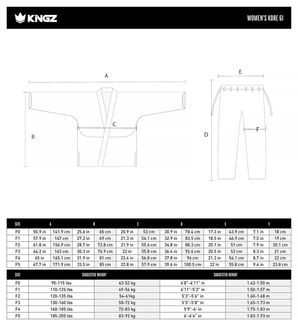 Kore V2 Women's Jiu Jitsu Gi - Black