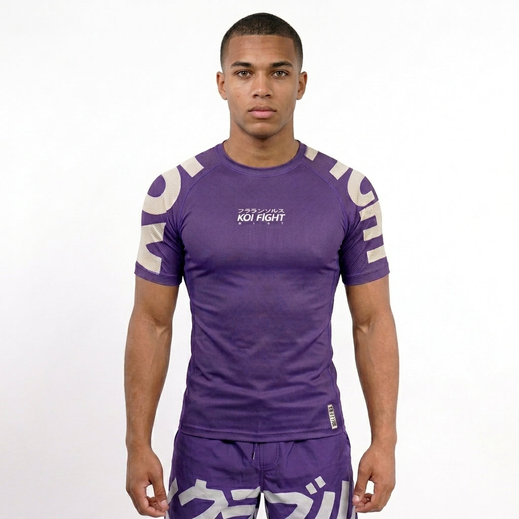 RASHGUARD IBJJF RANKED'26-2 PURPLE (HOMBRE)