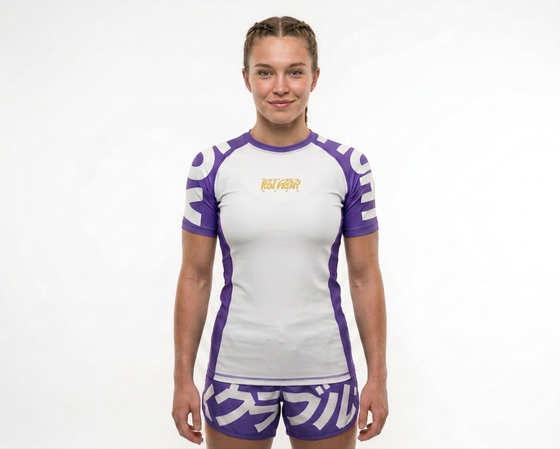 RASHGUARD IBJJF RANKED'26-1 PURPLE (MUJER)