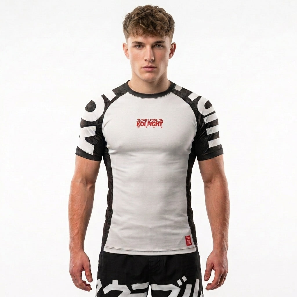 RASHGUARD IBJJF RANKED'26-1 WHITE (HOMBRE)
