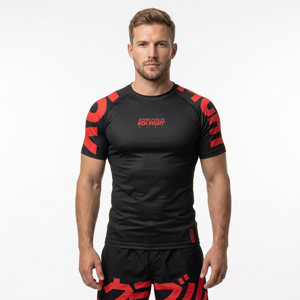 RASHGUARD IBJJF RANKED'26-2 BLACK (HOMBRE)