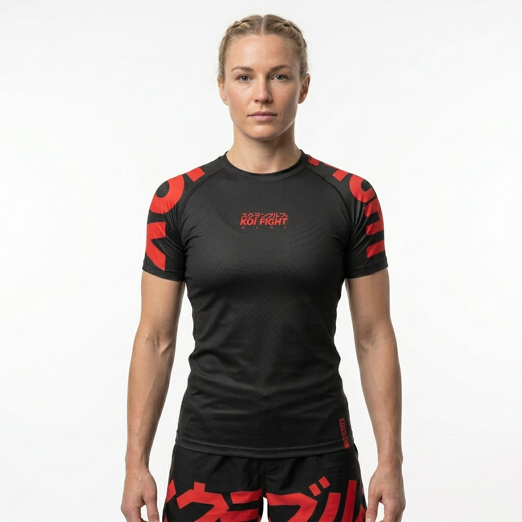 RASHGUARD IBJJF RANKED'26-1 BLACK (MUJER)